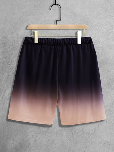 Liam – nachtblaue shorts mit farbverlauf