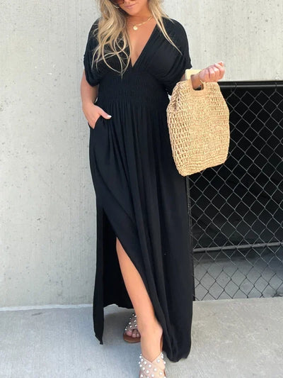 Lorena | Luxe Maxi Jurk met Split