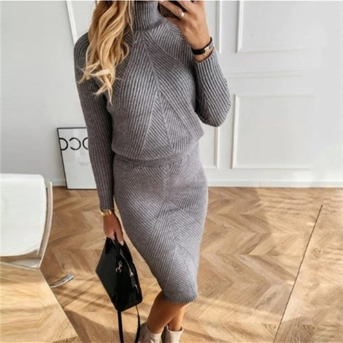 DolceMode | Gemütliches Pullover-Strickkleid