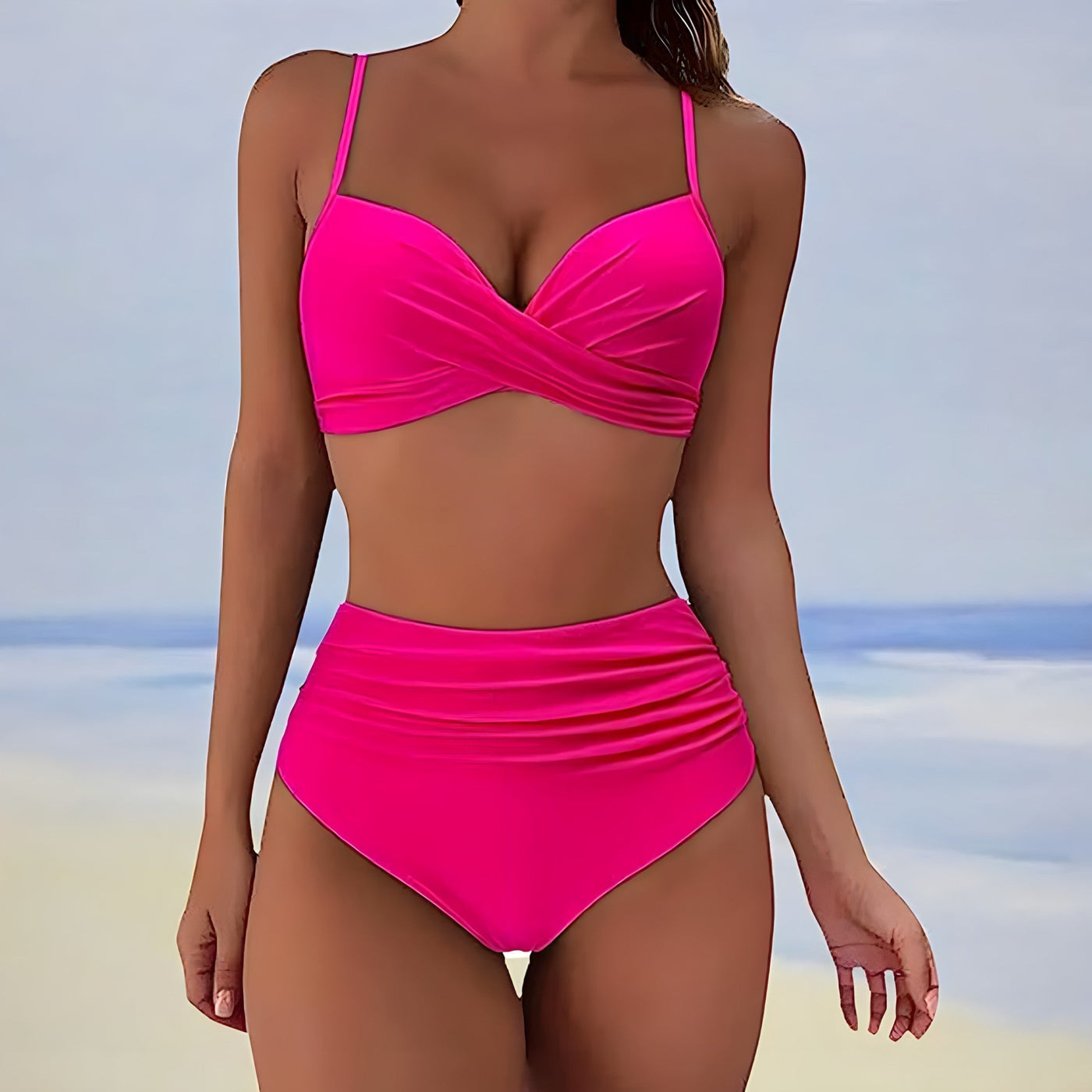 AVELINE - Bikini mit hoher Taille