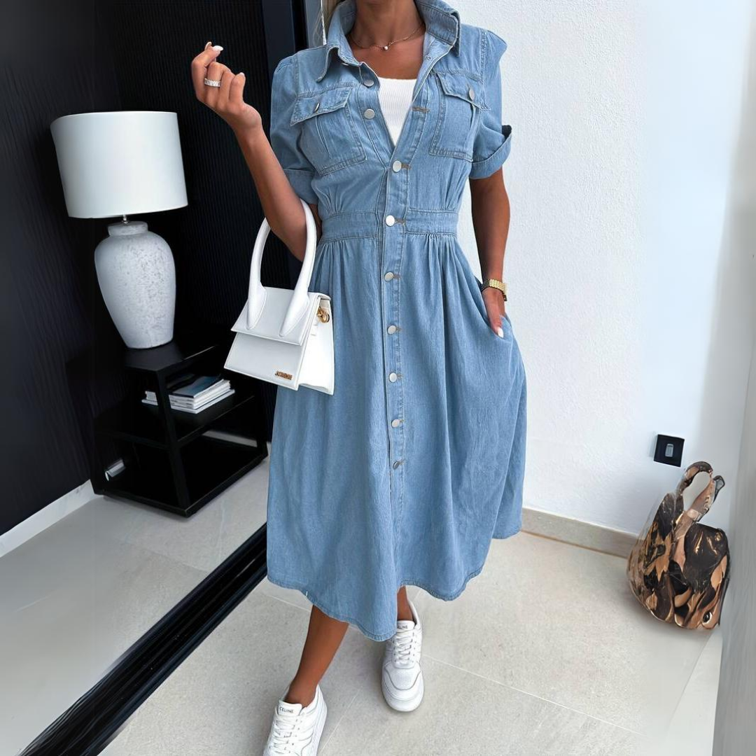 Celine - Kleid Aus Denim