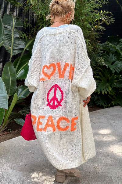 Ibiza™ Peace Stilvolle Strickjacke