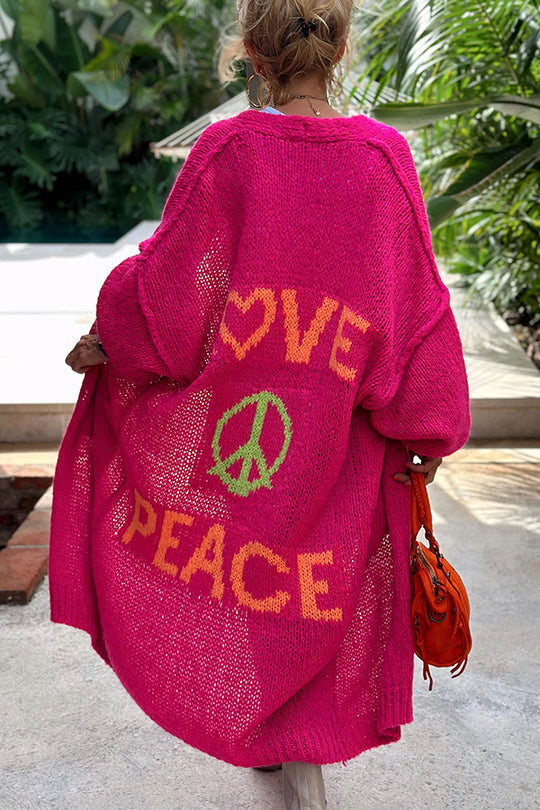 Ibiza™ Peace Stilvolle Strickjacke