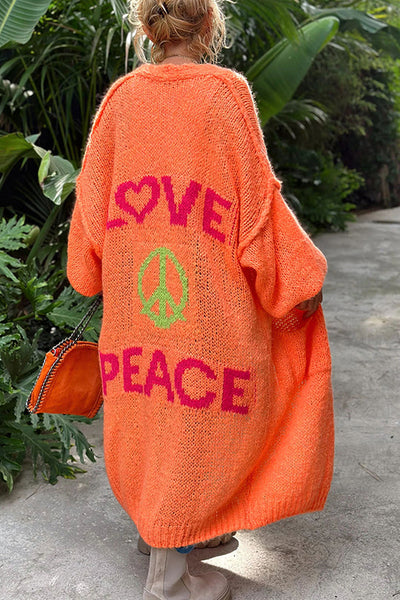 Ibiza™ Peace Stilvolle Strickjacke