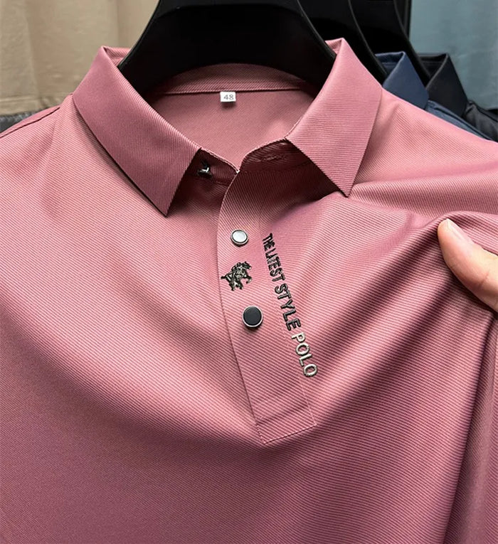 Eden | Poloshirt met gespierde pasvorm