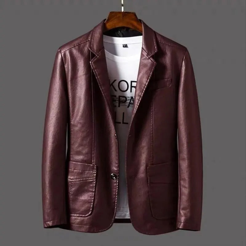 Elegante Lederjacke für Herren