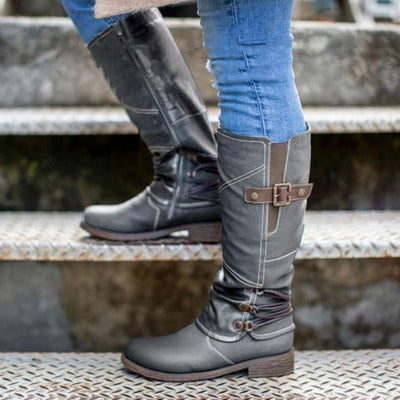 Stylische Mid-Calf Winterstiefel für Frauen - Selda