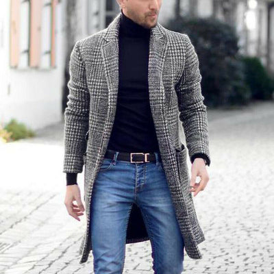 Eleganter Mantel Jacke für Herren