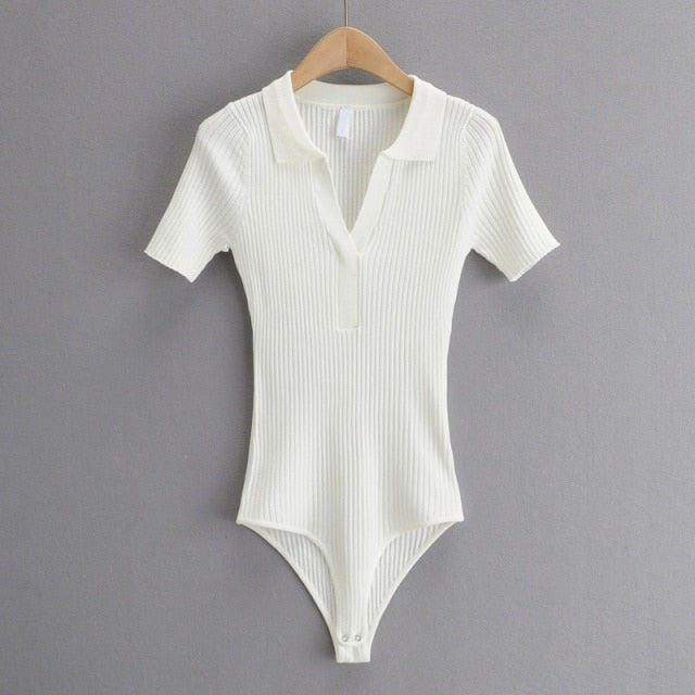 Eleganter gestrickter Bodysuit - Dyann