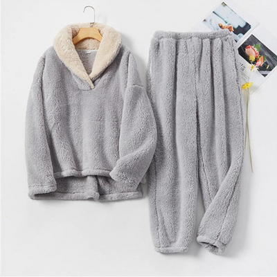 Fluffy Night Fleece - Pyjama Set für Damen