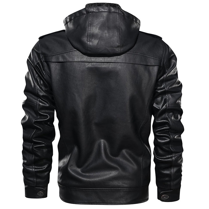 Ares - Schlichte Lederjacke