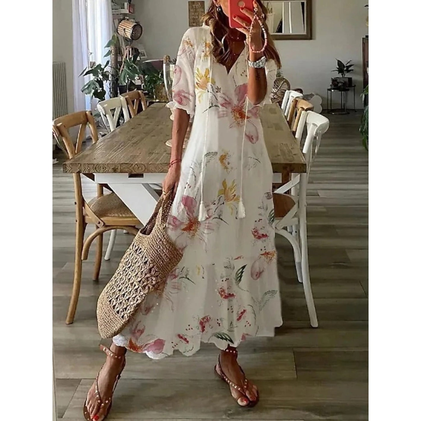 MODA Bohemien Maxi Jurk