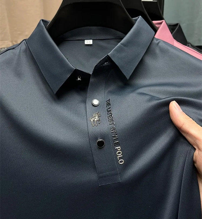 Eden | Poloshirt met gespierde pasvorm