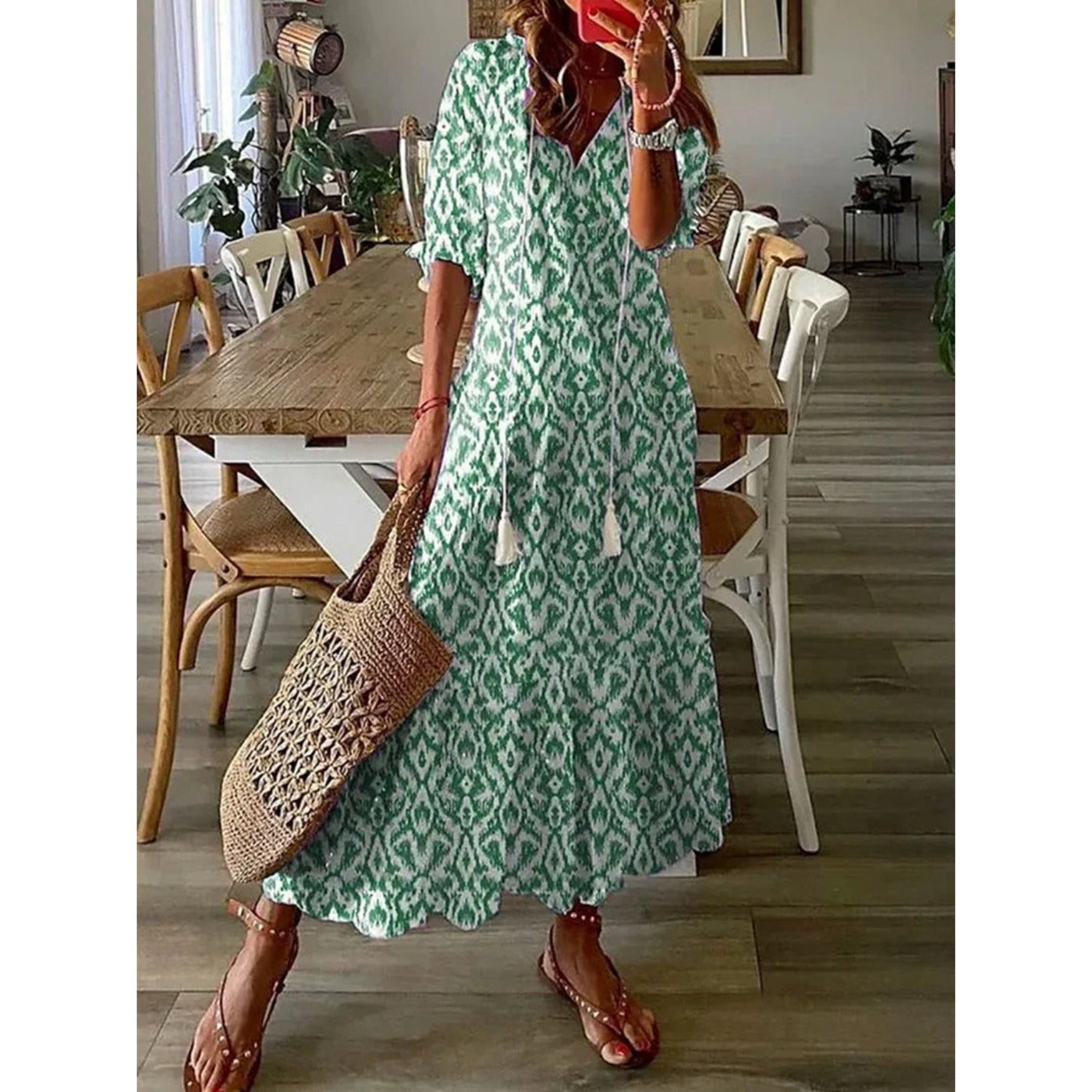 MODA Bohemien Maxi Jurk