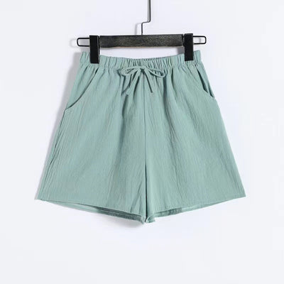 Bella | Vielseitige Leinenshorts in Grau