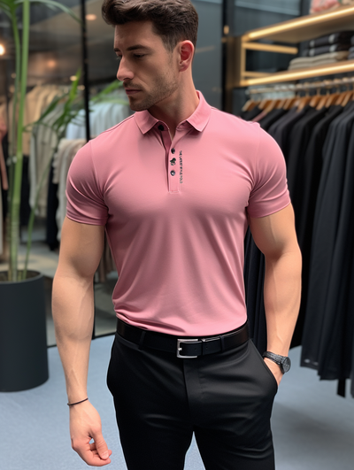 Eden | Poloshirt met gespierde pasvorm